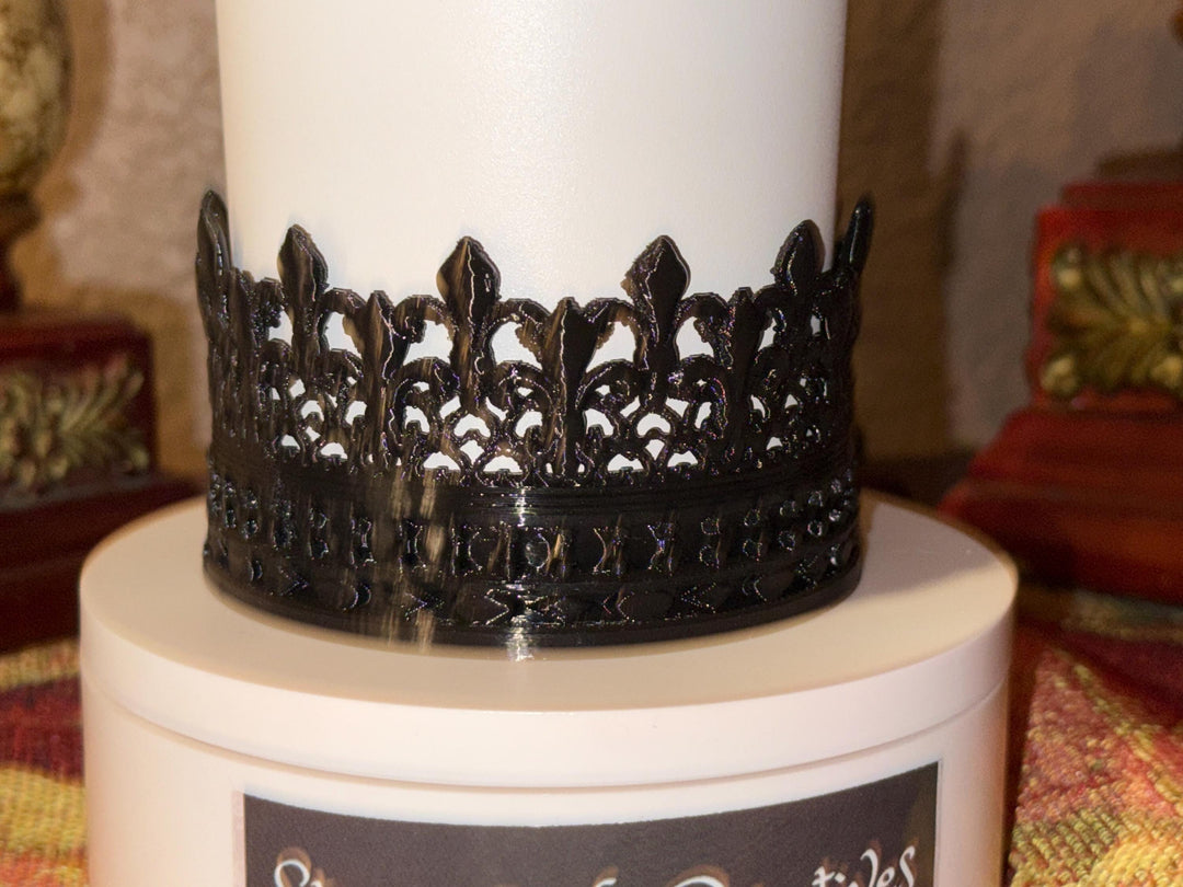 Beautiful Black Crown Lid Halo Bangle and Boot for Stanley tumblers, Tumbler Sleeves