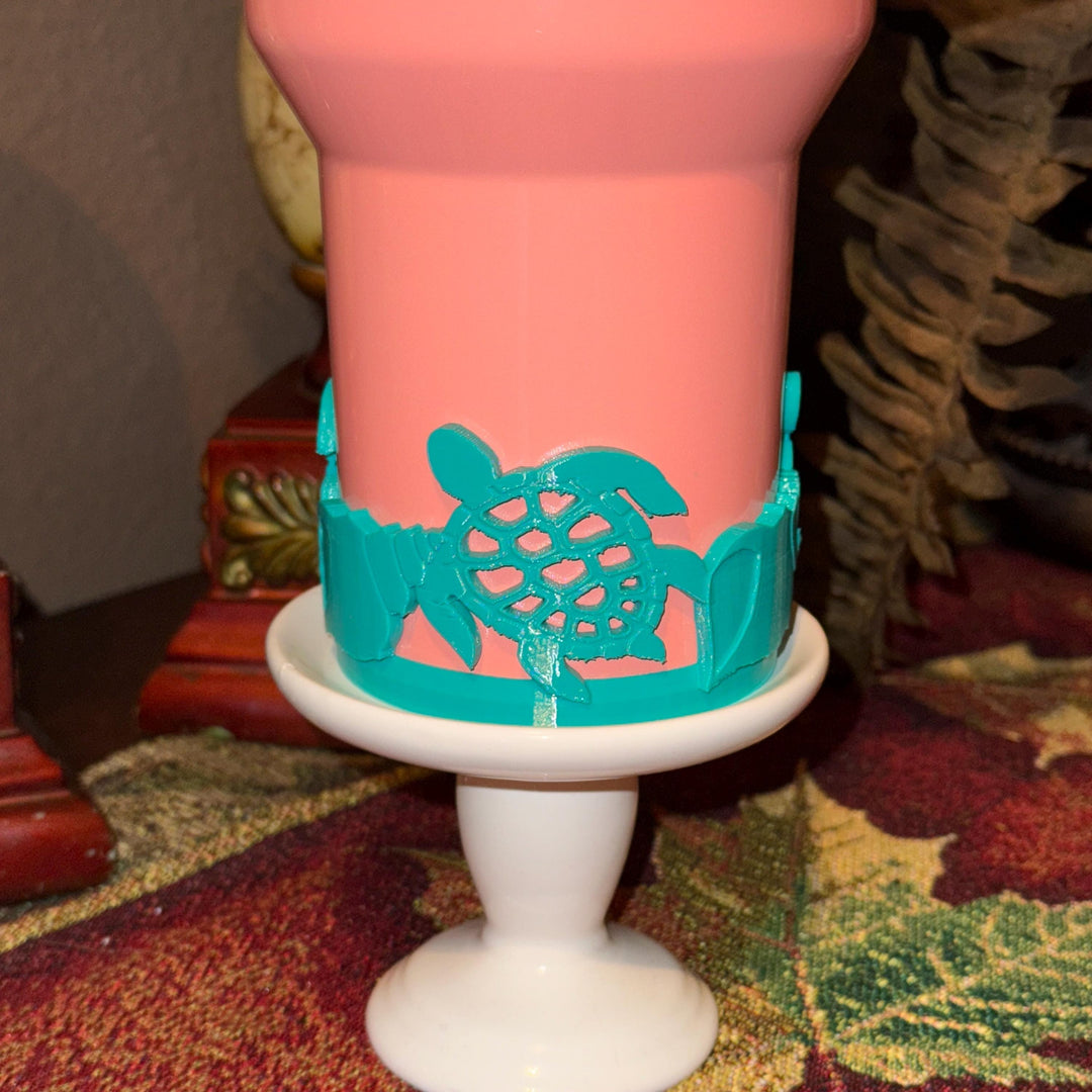 Adorable Turtle Tumbler Boot, Tumbler Boot Sleeve, Spring Summer, Fit's Stanley HydroJug Coldest Tumblers, Protective Sleeve
