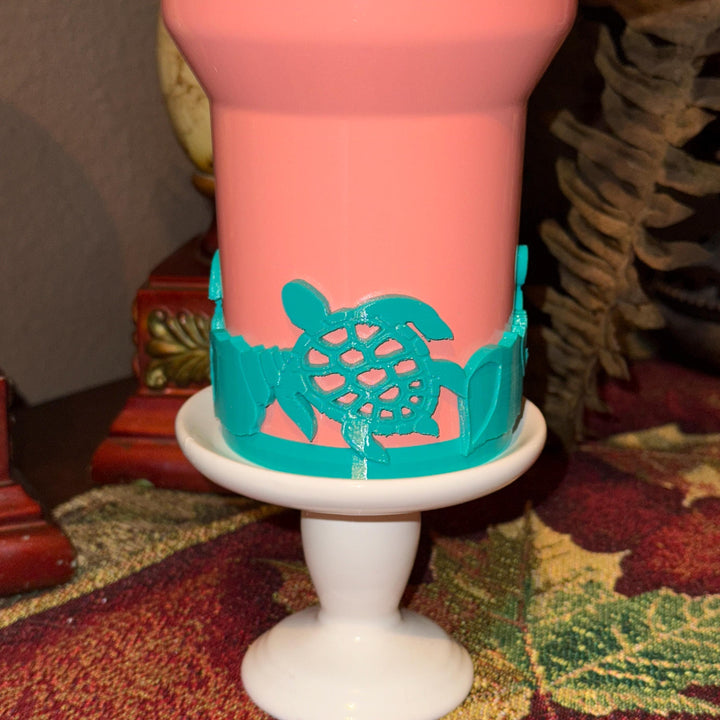 Adorable Turtle Tumbler Boot, Tumbler Boot Sleeve, Spring Summer, Fit's Stanley HydroJug Coldest Tumblers, Protective Sleeve