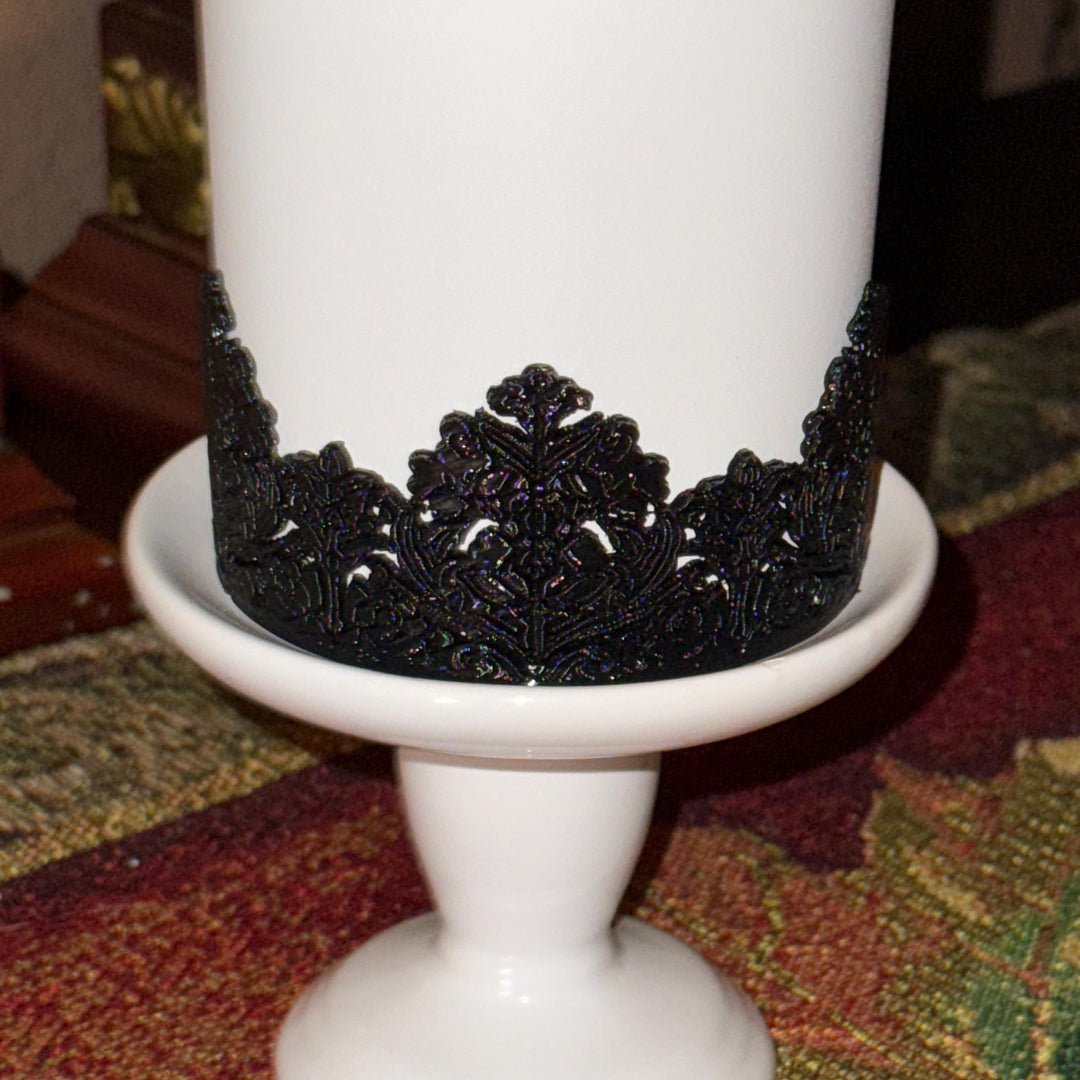 Fancy Damask Lace Tumbler Boot, Tumbler Boot Sleeve, fits your Stanley Tumblers, Unique Gift