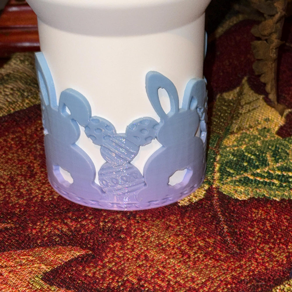 Easter Bunny Tumbler Boot, Tumbler Boot Sleeve, Pastel Easter Bunnies Spring, Fit's Stanley Tumblers, Protective Sleeve