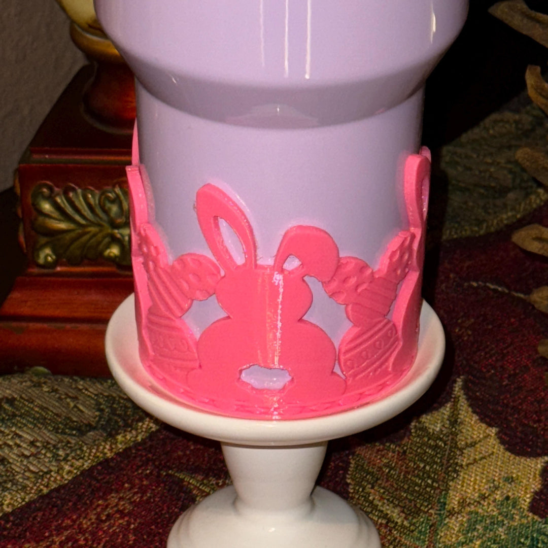 Easter Bunny Tumbler Boot, Tumbler Boot Sleeve, Pastel Easter Bunnies Spring, Fit's Stanley Tumblers, Protective Sleeve