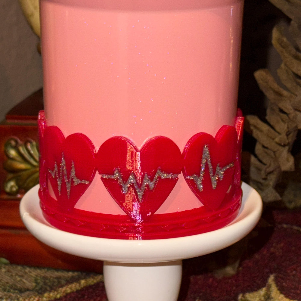 Heart rhythm Tumbler Boot, Tumbler Boot Sleeve, Nurse Doctor Appreciation, Fit's Stanley Tumblers, Protective Sleeve