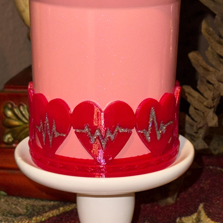Heart rhythm Tumbler Boot, Tumbler Boot Sleeve, Nurse Doctor Appreciation, Fit's Stanley Tumblers, Protective Sleeve