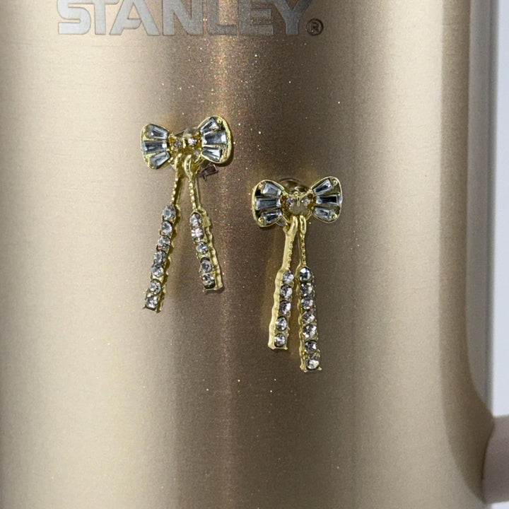 Rhinestone Bow or Rose Tumbler Charm Embelishment Magnets, Tumbler Accessories, magnetic Stanley decor, locker, refrigerator, unique gift