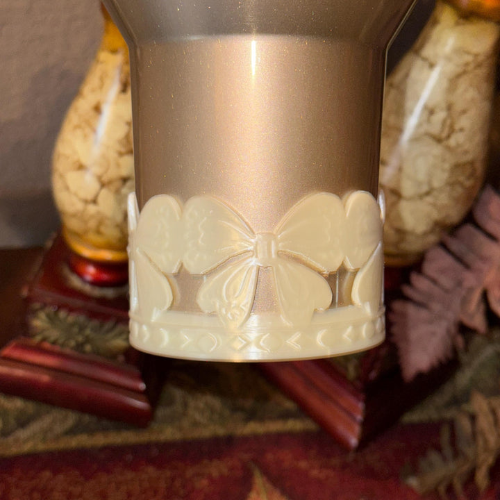 Detailed Ribbon Bow Tumbler Boot, Tumbler Boot Cup Sleeve, Princess Bow, Fit's Love Shack Fancy Stanley, Tumbler Accessories, BEST SELLER