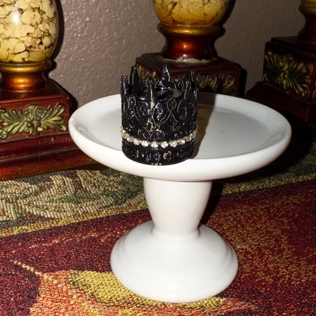 Fancy Rhinestone Crown Straw Topper, straw cover emblished with rhinestones, personalized straw cap, unique gift