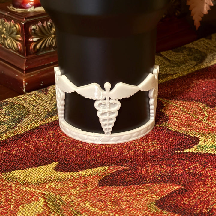 Medical Caducues Symbol Tumbler Boot, Tumbler Boot Sleeve, Nurse Doctor Appreciation, Fit's Stanley Tumblers, Protective Sleeve