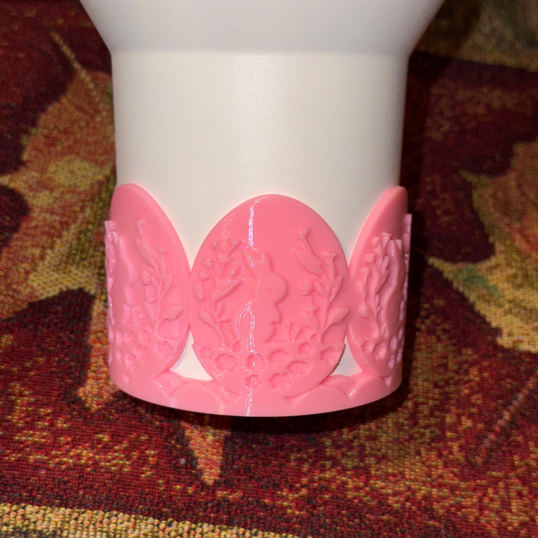 Easter Bunny Scene Tumbler Boot, Tumbler Boot Sleeve, Pastel Easter Bunnies Spring, Fit's Stanley Tumblers, Protective Sleeve