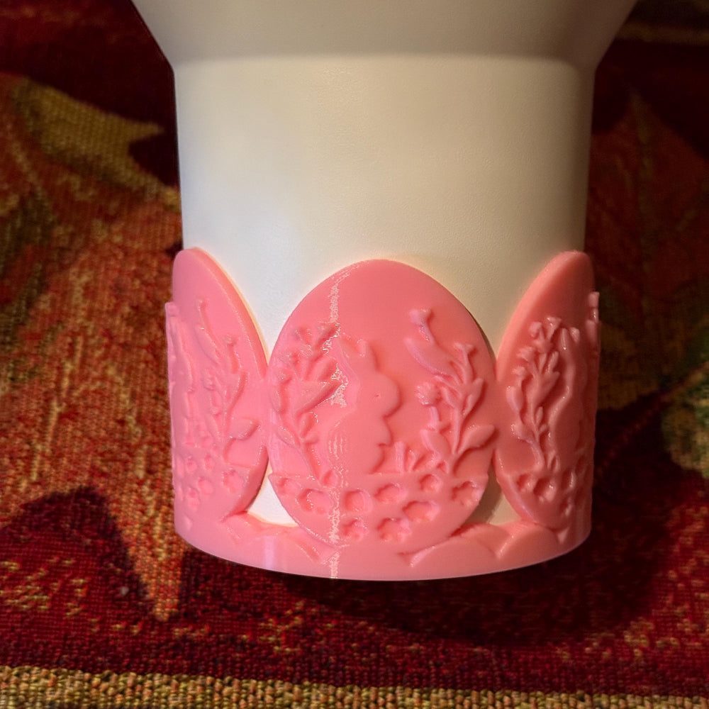 Easter Bunny Scene Tumbler Boot, Tumbler Boot Sleeve, Pastel Easter Bunnies Spring, Fit's Stanley Tumblers, Protective Sleeve