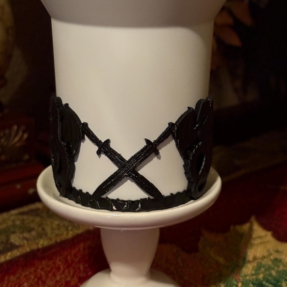 Dragon and Swords Tumbler Boot, fits your Stanley Coldest or Hydrojug Tumblers, Unique Gift