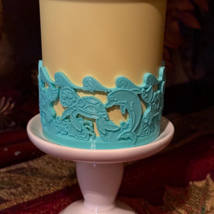 Adorable Sea Life Tumbler Boot, Tumbler Boot Sleeve, Crab Dolphin Turtle Shells waves, Fit's Stanley and Hydrojug Tumbler, Protective Sleeve