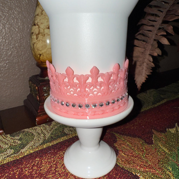 Pink Rhinestone Queen Crown Tumbler Boot, Tumbler Boot Sleeve, Princess Crown Boot, fits your Stanley Tumblers, multiple colors BEST SELLER