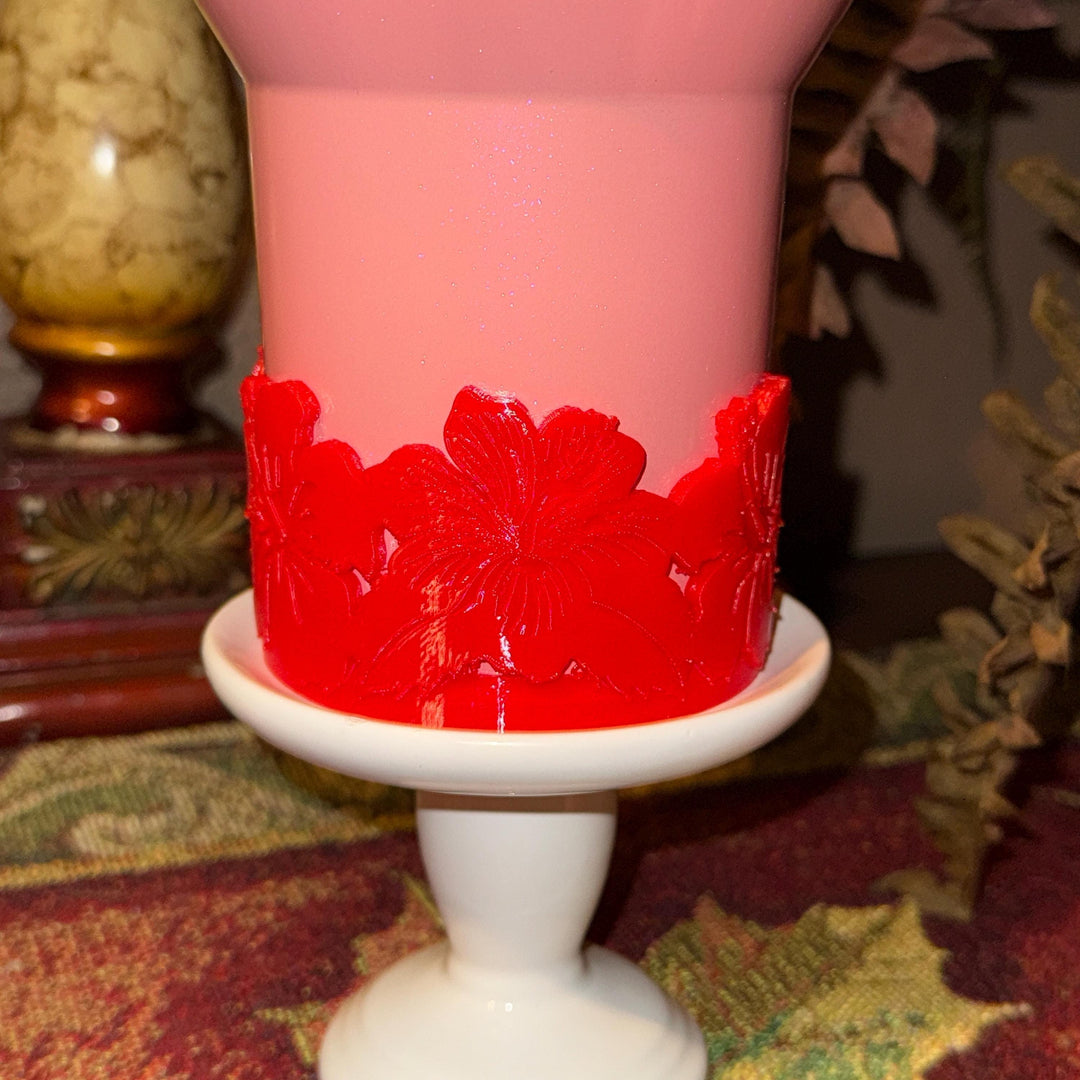 Spring Floral Flower Tumbler Boot, Tumbler Boot Sleeve, fits Stanley HydroJug, Hibiscus Resort Mothers Day Desert Blooms