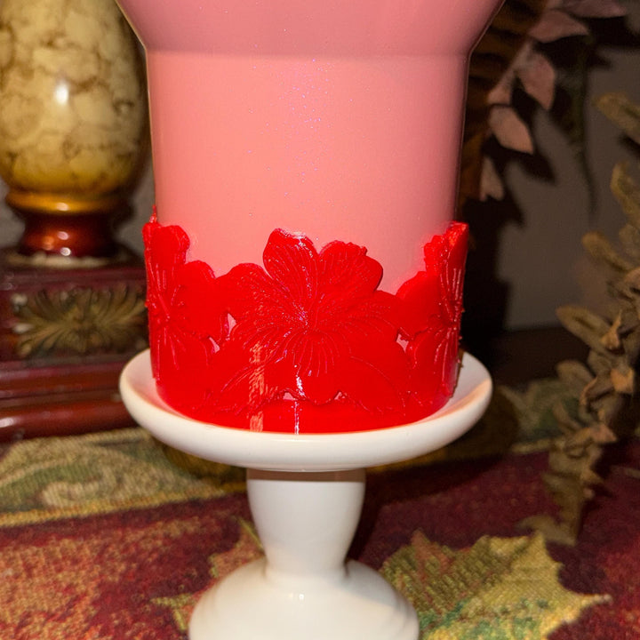Spring Floral Flower Tumbler Boot, Tumbler Boot Sleeve, fits Stanley HydroJug, Hibiscus Resort Mothers Day Desert Blooms