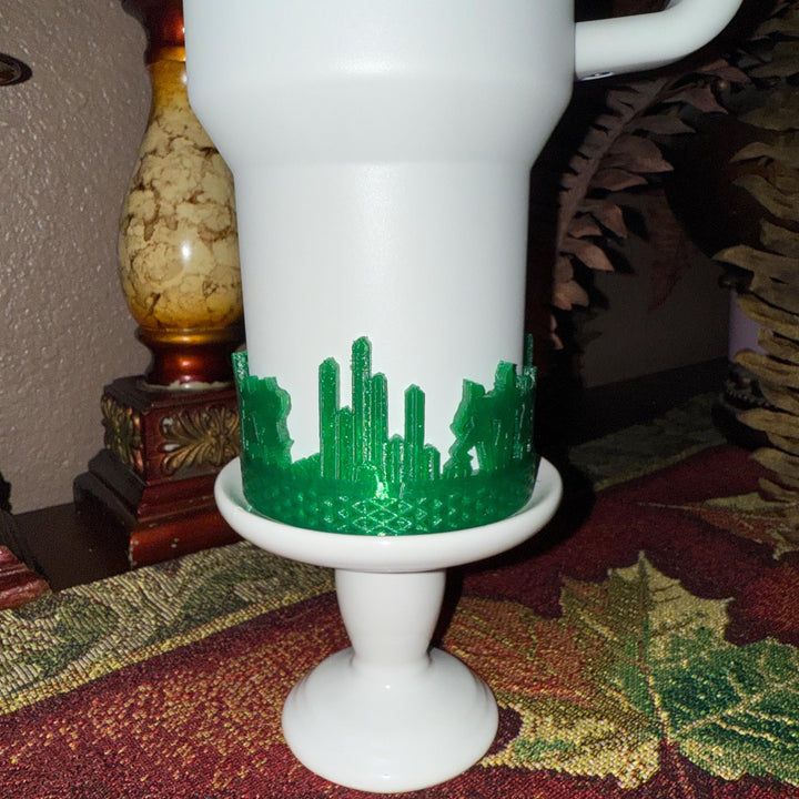 Emerald Green Castle Wickedly Witch Tumbler Sleeve Good Witch to fit Stanley Tumblers, Unique Gift