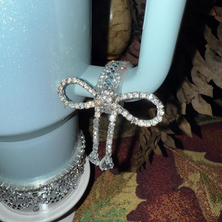 Fancy Diamond Princess Queen Tumbler Boot, Halo, Deluxe Crown, handle charm and Straw Topper Collection, fits Stanley Tumblers, Unique Gift
