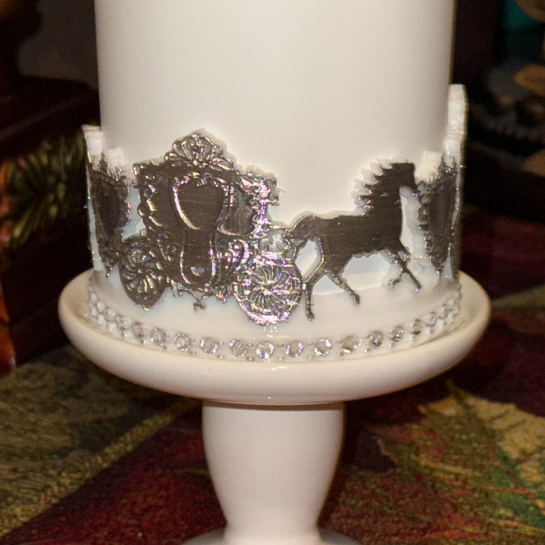 Fancy Carriage Rhinestone Princess Tumbler Boot and Straw Topper Collection, fits Stanley, Coldest and HydroJug Tumblers, Unique Gift