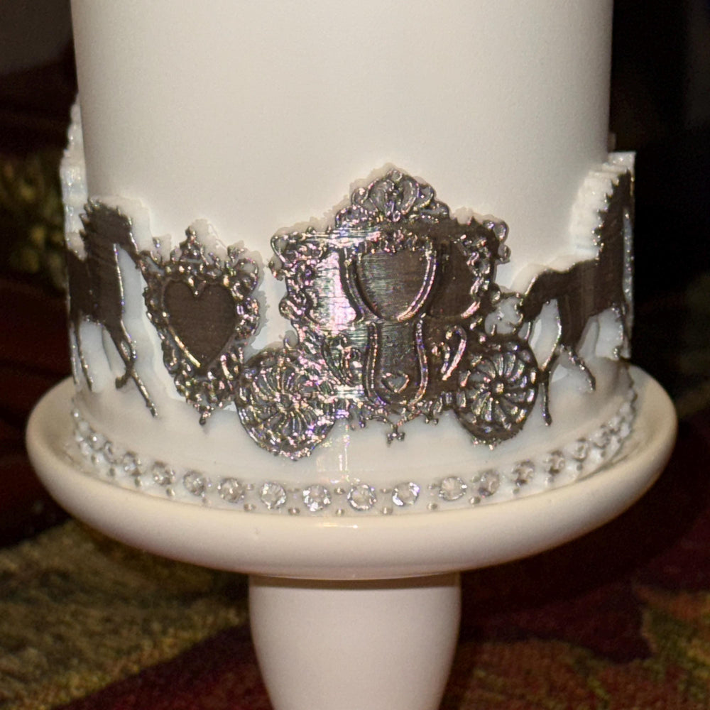 Fancy Carriage Rhinestone Princess Tumbler Boot and Straw Topper Collection, fits Stanley Tumblers, Unique Gift