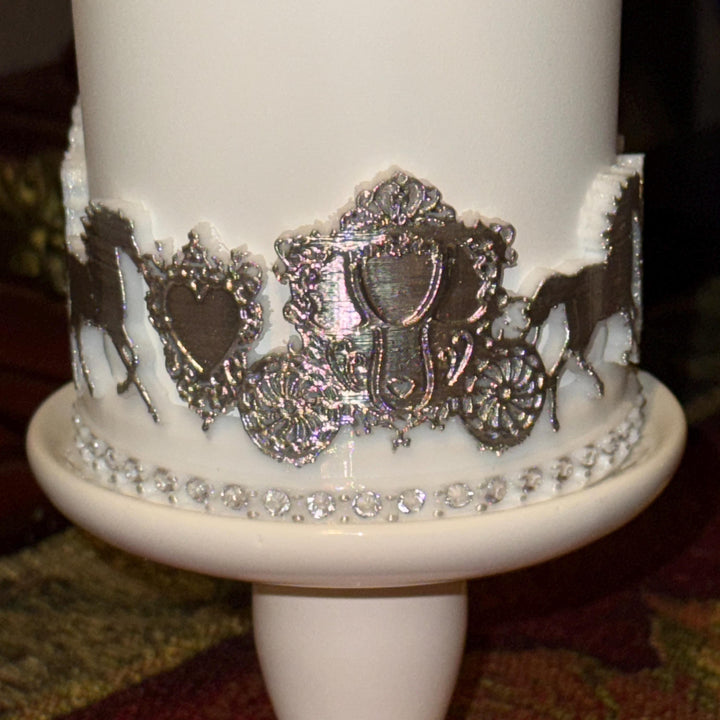 Fancy Carriage Rhinestone Princess Tumbler Boot and Straw Topper Collection, fits Stanley Tumblers, Unique Gift