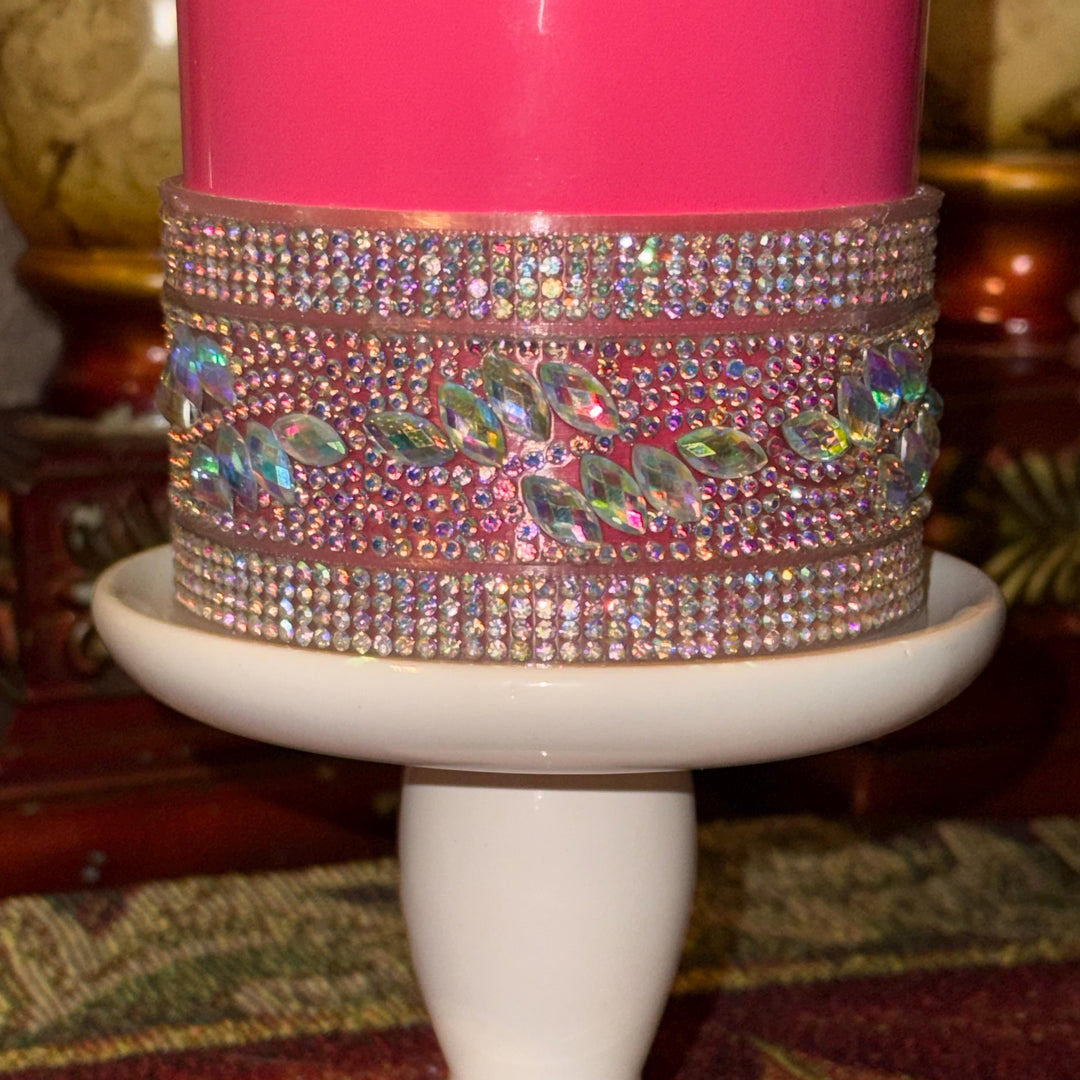 Flat Fancy Rhinestone Tumbler Princess Collection emblished with colorful rhinestones, Stanley tumbler accessories, unique gift, silver