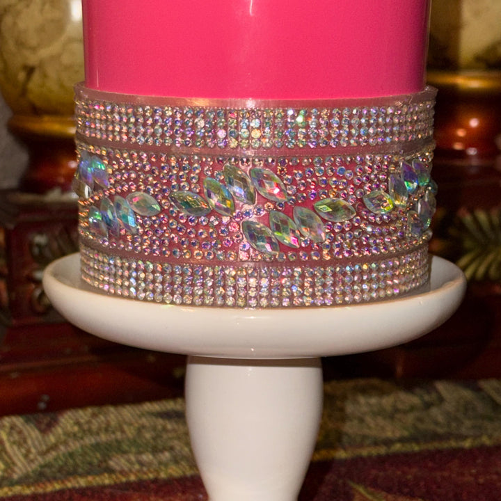 Flat Fancy Rhinestone Tumbler Princess Collection emblished with colorful rhinestones, Stanley tumbler accessories, unique gift, silver