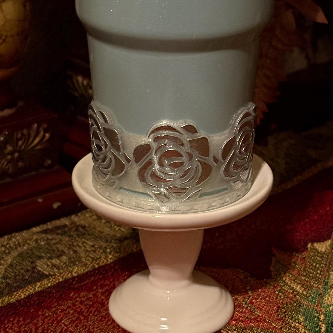 Silver Detailed Clear Rose Tumbler Boot, Tumbler Boot Sleeve, Princess Rose, Fit's Stanley Tumblers, Protective Sleeve, HOT SELLER