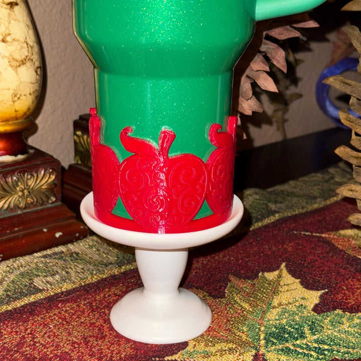 Big Apple Red Delicious Tumbler Boot, Cup Sleeve, Teacher Boot, fits your Stanley Tumblers, Unique Gift