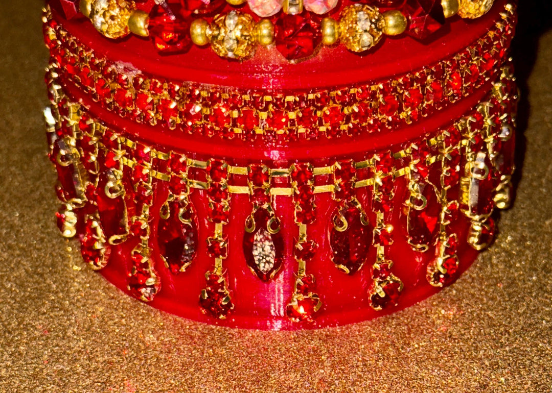 Scarlet Fancy Rhinestone Princess Accessory Collection, Stanley tumblers Crown Topper, Royal Queen Halo Bling Bangle Band Boot Straw magnets