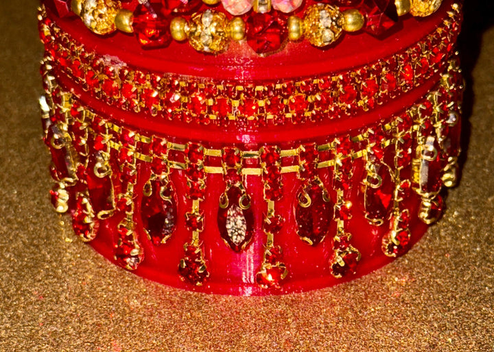 Scarlet Fancy Rhinestone Princess Accessory Collection, Stanley tumblers Crown Topper, Royal Queen Halo Bling Bangle Band Boot Straw magnets
