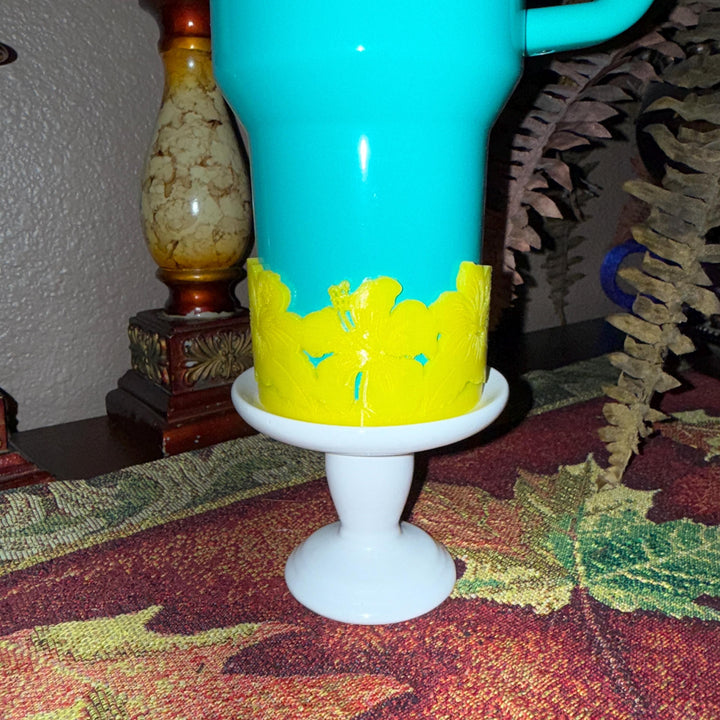 Spring Floral Flower Tumbler Boot, Tumbler Boot Sleeve, fits Stanley HydroJug, Hibiscus Resort Mothers Day Desert Blooms