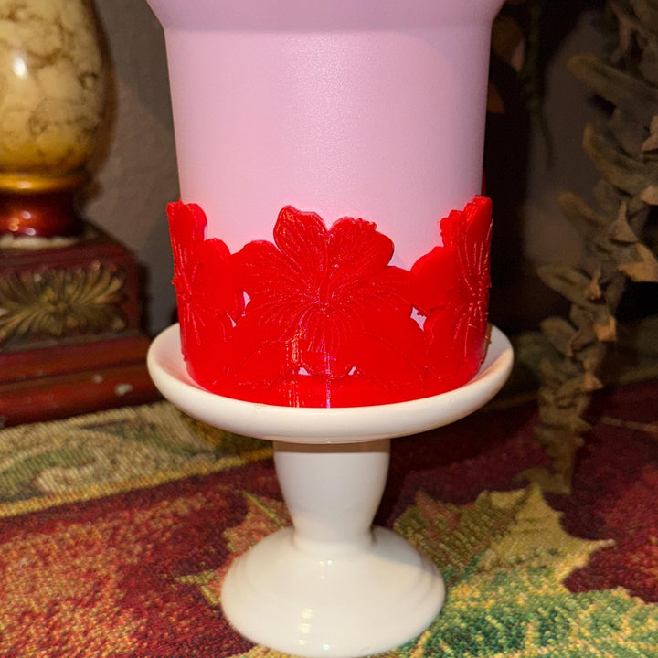 Spring Floral Flower Tumbler Boot, Tumbler Boot Sleeve, fits Stanley HydroJug, Hibiscus Resort Mothers Day Desert Blooms