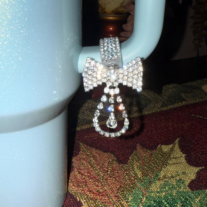 Fancy Diamond Princess Queen Tumbler Boot, Halo, Deluxe Crown, handle charm and Straw Topper Collection, fits Stanley Tumblers, Unique Gift