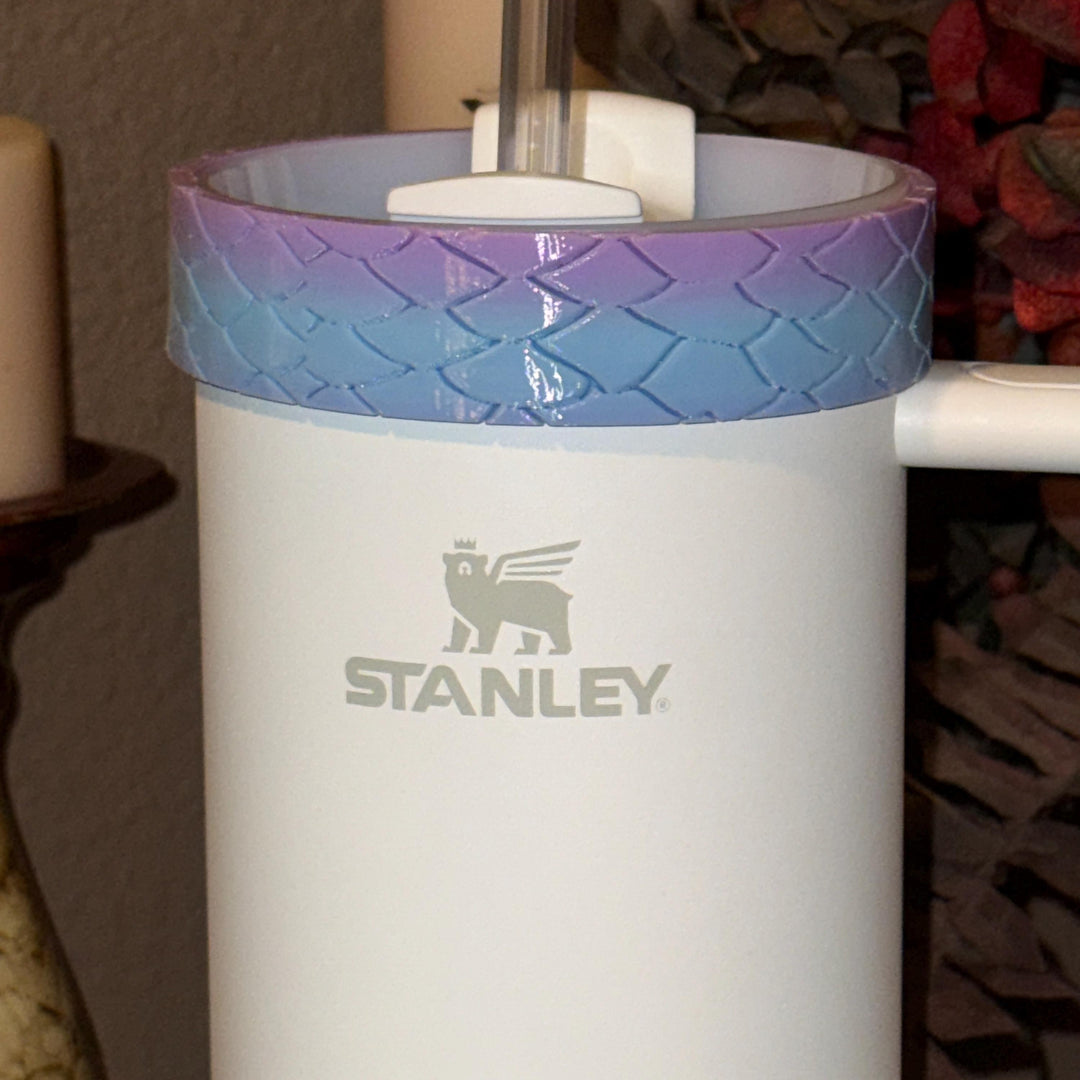 Mermaid Tumbler Boot or Halo, Cup Bangle Sleeve, summer beach themed cup sleeve, Fit's Stanley Tumblers, Protective Sleeve