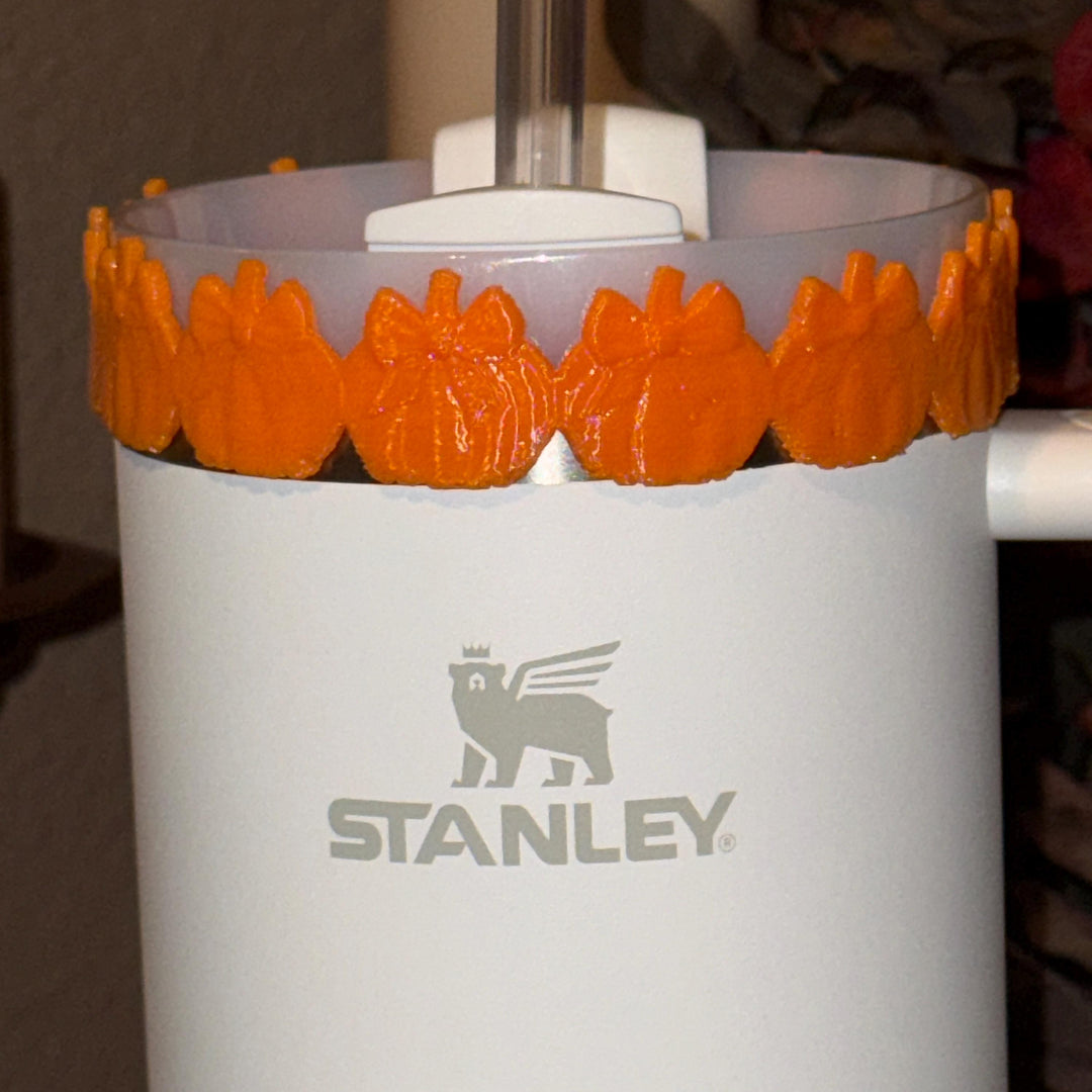 Halloween Pumpkin Tumbler Boot or Halo, Halloween Tumbler Sleeve, Festive Tumbler Accessories for 30 and 40 oz Tumblers, Unique Gift