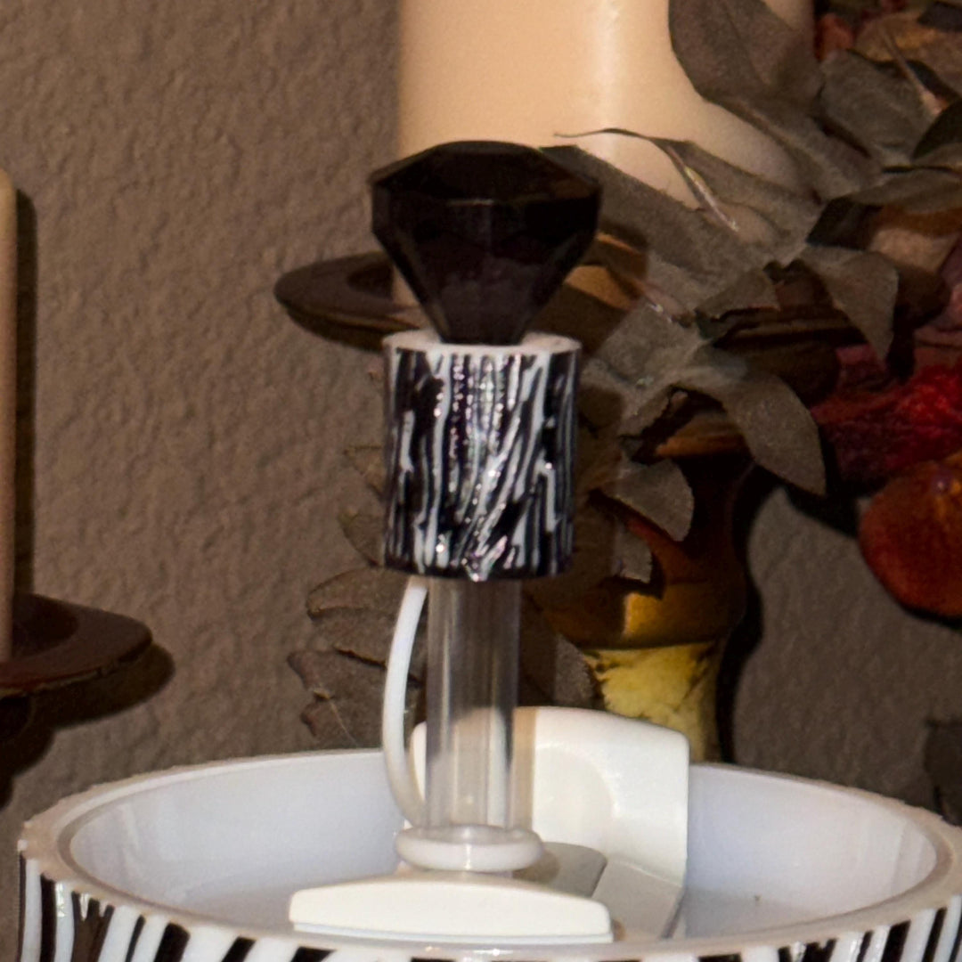 Zebra stripe Tumbler Boot Halo Choker or straw topper, fits your 20/30 or 40 oz Stanley