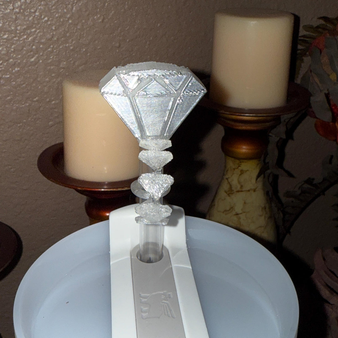 Fancy Diamond Embossed Princess Tumbler Boot, straw topper, Cup Sleeve, fits Stanley Tumblers, Unique Bride Gift