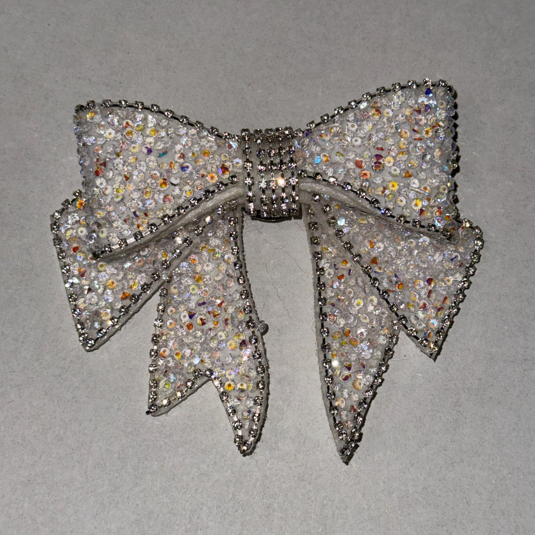 Rhinestone Bow Tumbler Topper, Rhinestone lid, fits 40 oz Stanley lids, Rhinestones, decorative lid, unique gift, Limited Quantity