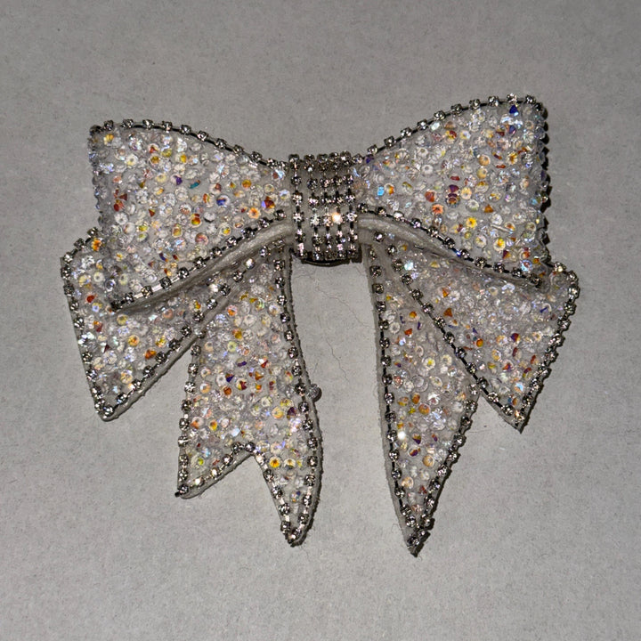 Rhinestone Bow Tumbler Topper, Rhinestone lid, fits 40 oz Stanley lids, Rhinestones, decorative lid, unique gift, Limited Quantity