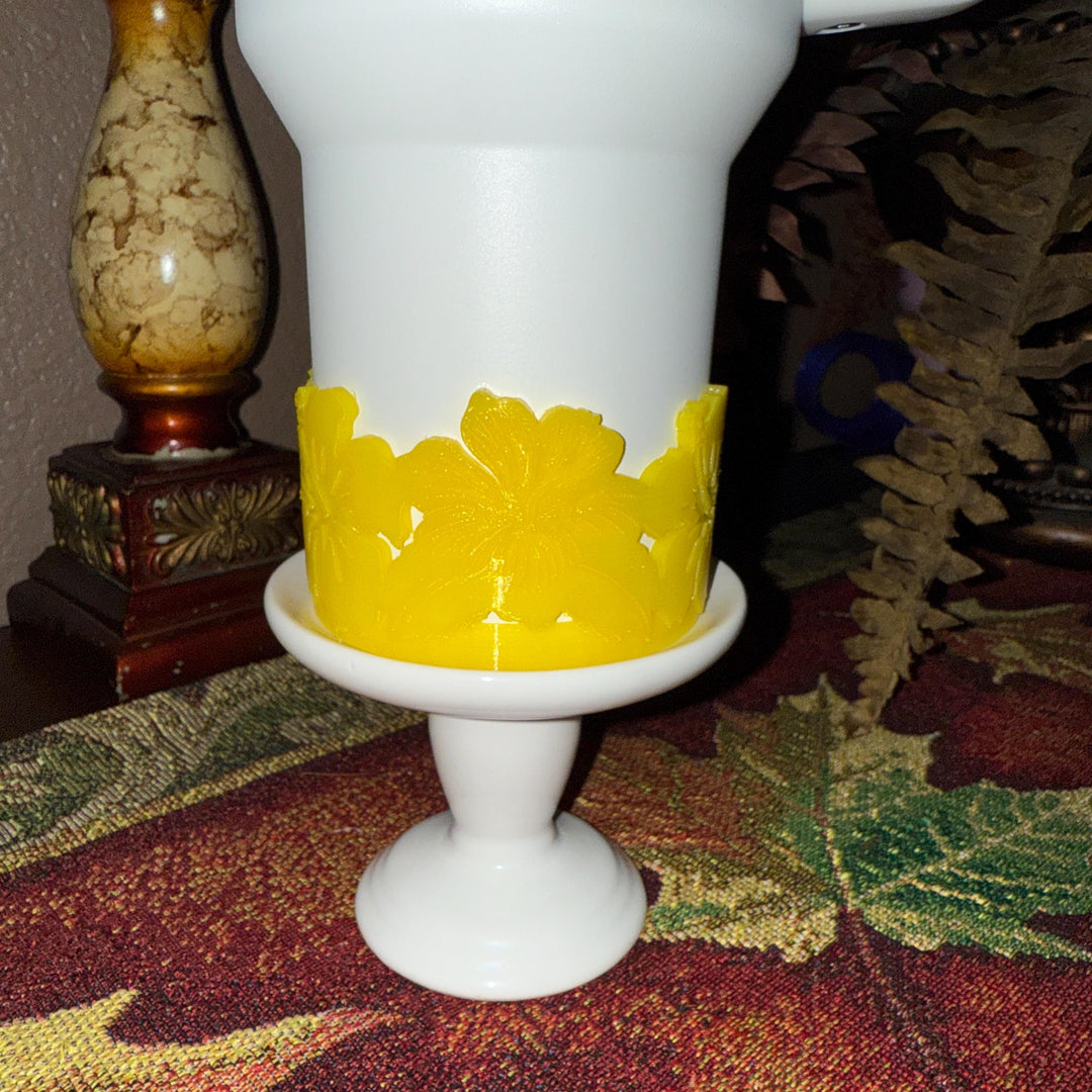 Spring Floral Flower Tumbler Boot, Tumbler Boot Sleeve, fits Stanley HydroJug, Hibiscus Resort Mothers Day Desert Blooms