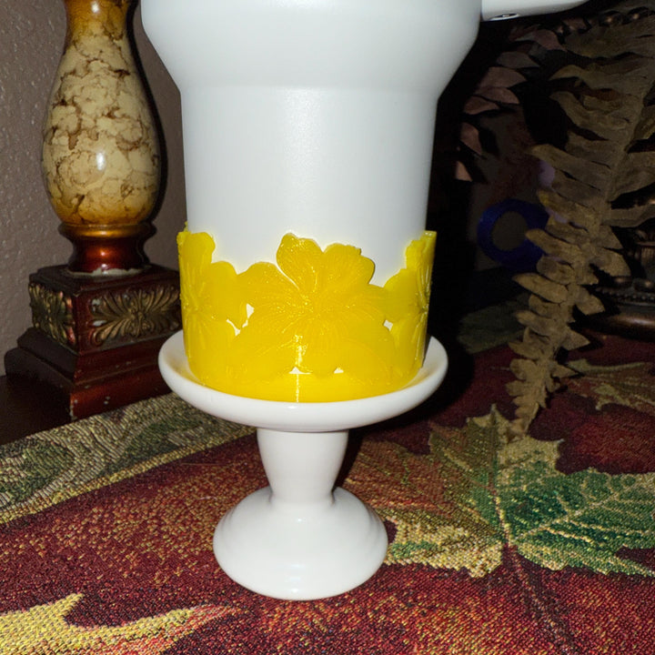 Spring Floral Flower Tumbler Boot, Tumbler Boot Sleeve, fits Stanley HydroJug, Hibiscus Resort Mothers Day Desert Blooms
