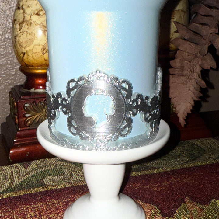 Fancy Detailed Princess Queen Tumbler Boot, Halo, Deluxe Crown, handle charm and Straw Topper Collection, fits Stanley Tumblers, Unique Gift