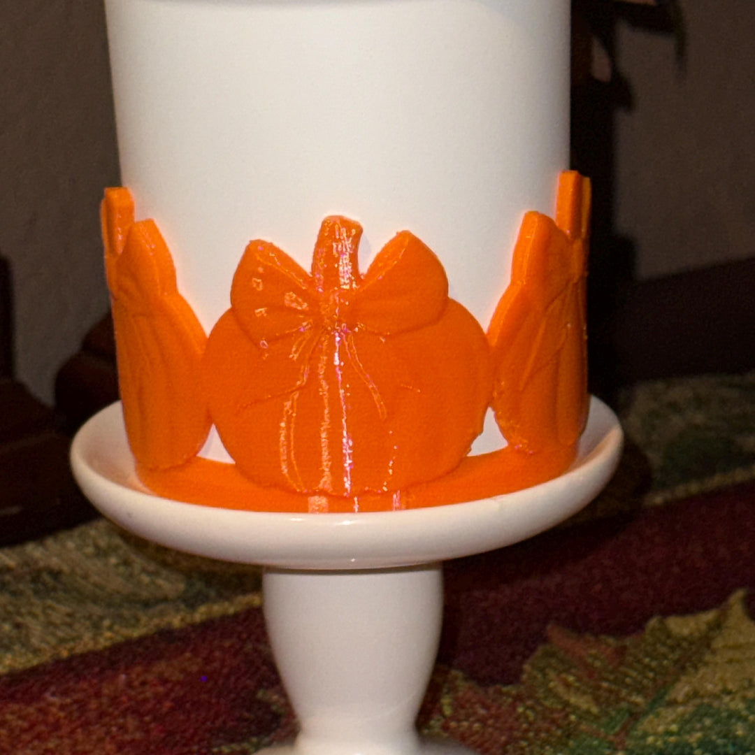 Halloween Pumpkin Tumbler Boot or Halo, Halloween Tumbler Sleeve, Festive Tumbler Accessories for 30 and 40 oz Tumblers, Unique Gift