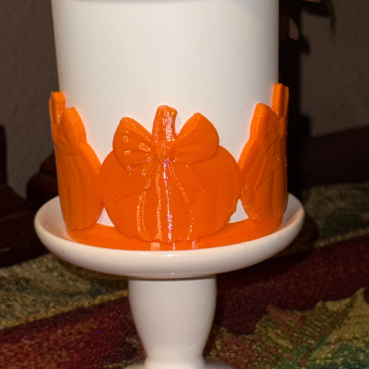 Halloween Pumpkin Tumbler Boot or Halo, Halloween Tumbler Sleeve, Festive Tumbler Accessories for 30 and 40 oz Tumblers, Unique Gift