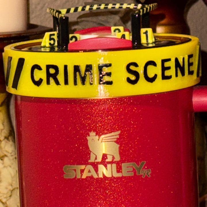 20 oz Tumbler - Blood Stains are Red, Ultraviolet Lights are Blue, I Watch Enough Murder Shows, They'll Never Find You, makes a great gift