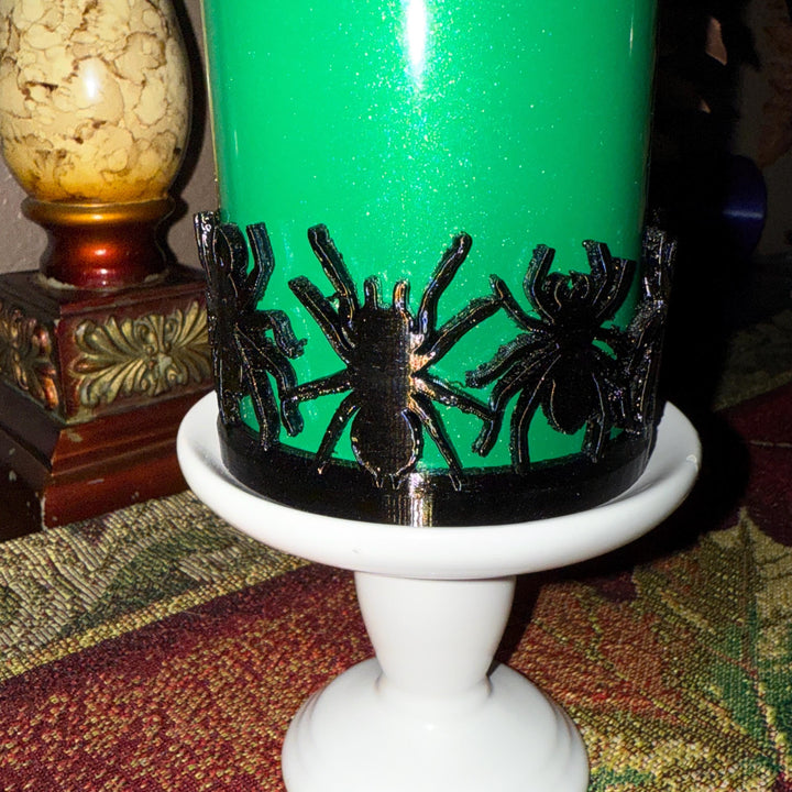 Spider and Spiderweb Tumbler Boots, Halloween Tumbler Sleeve, Accessories for your 40 oz Stanley Web Glow Wicked tumblers, Unique Gift