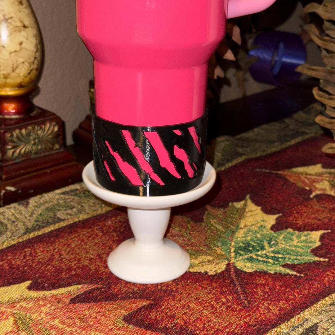 Zebra stripe Tumbler Boot, fits your 20/30 or 40 oz Stanley, unique gift