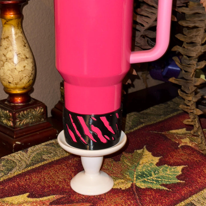 Zebra stripe Tumbler Boot, fits your 20/30 or 40 oz Stanley, unique gift