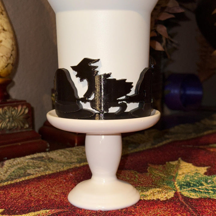 Witch and hat tumbler boot, Halloween accessories for your Stanley tumbler, unique Halloween gift.