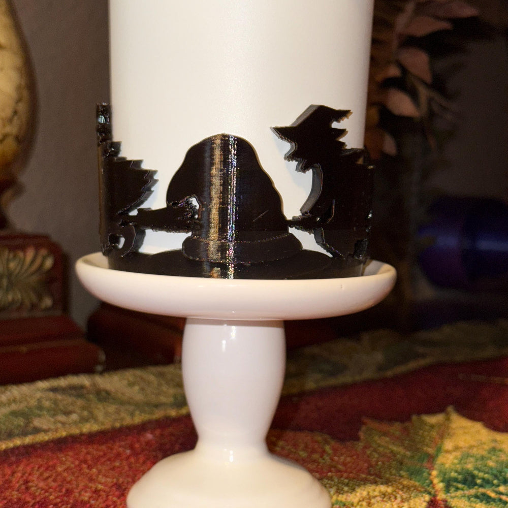 Witch and hat tumbler boot, Halloween accessories for your Stanley tumbler, unique Halloween gift.